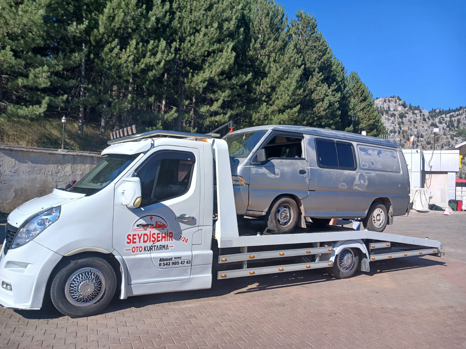 Seydişehir Oto Kurtarma çekicisi iş başında